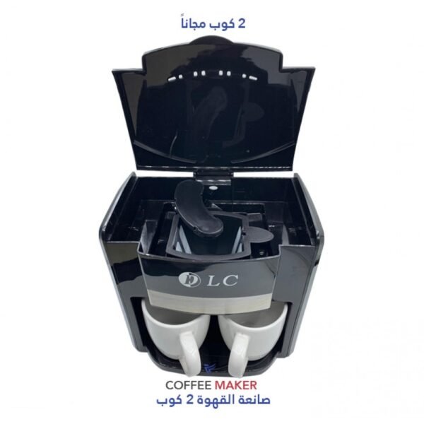 ماكينة القهوه والكابتشينو+2 كوب هدية - Image 3